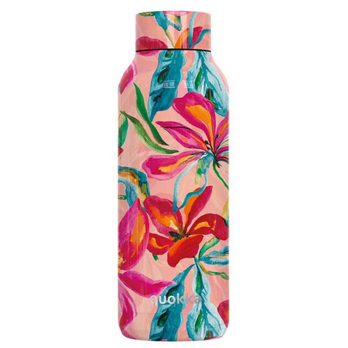 Bouteille Isotherme 510 Ml Au Décor Fleurs Tropical Bloom Quokka Multicolore