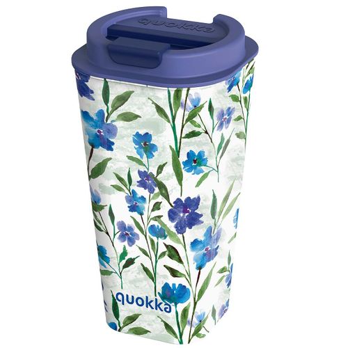 Gobelet Isotherme 450ml Double Paroi Anti-Fuite Hermétique Sans Bpa Quokka Bleu