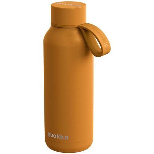 Bouteille Isotherme 510ml Collection Solid Avec Sangle Quokka Jaune