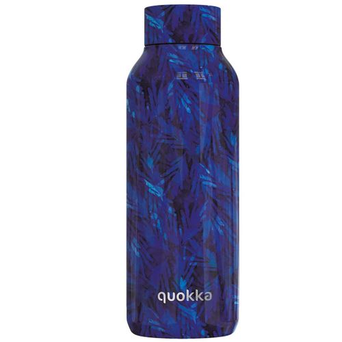 Bouteille Isotherme 510 Ml À Double Paroi Au Décor Night Forest Quokka Bleu Nuit