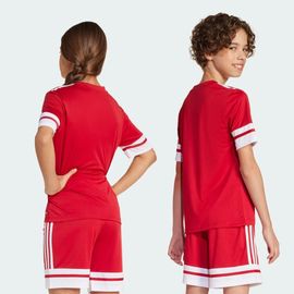 Maillot Squadra 25 Enfants Adidas - Team Power Red 2 / White - 13-14a
