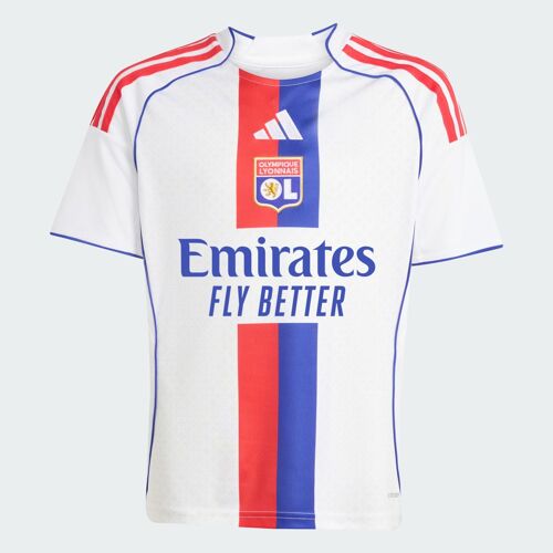 Maillot Domicile Enfants Olympique Lyonnais 25/26 Adidas - White - 9-10a
