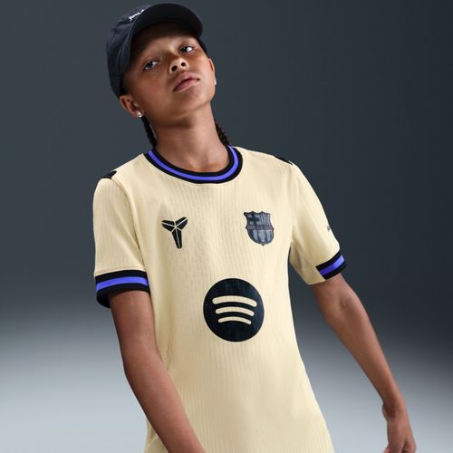 Maillot De Foot Authentic Kobe Dri-Fit Adv Fc Barcelona 2025/26 Match Extérieur Pour Ado - Marron