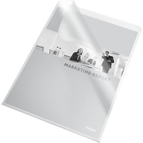 Esselte Group - 46024 - Esselte - Dossiers Unero Pvc 140 Micras (Caja 100 Ud.) 30q. Folio Color Transparente