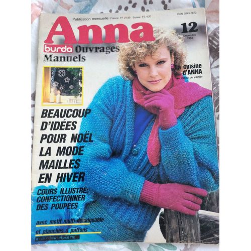Anna Burda Décembre 1984
