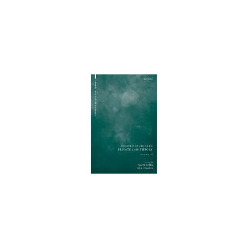 Oxford Studies In Private Law Theory