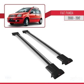 Pour Fiat Panda 2003-2012 Barres De Toit Railing Porte-Bagages De Voiture Fly Modèle Gris 252