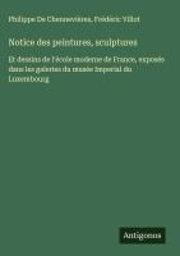 Notice Des Peintures, Sculptures