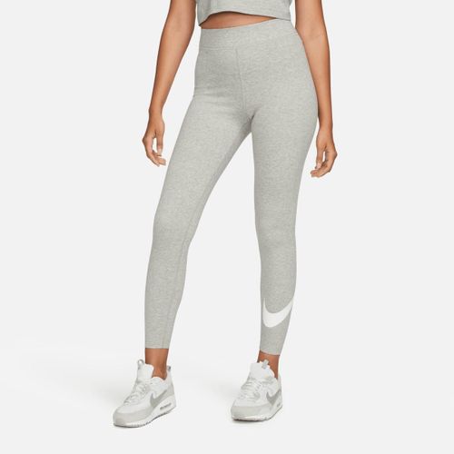 Nike Sportswear Clsc Gr High Rise Tght Swoosh Femme Leggings Gris Taille S Vêtements