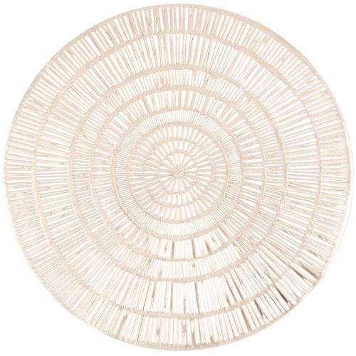 Set De Table Rond Doré Ajouré