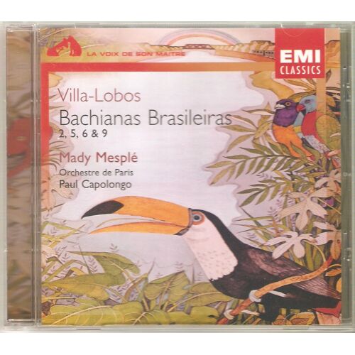 Cd Villa Lobos Bachianas Brasileiras Mady Mesple Isbn 2434767702