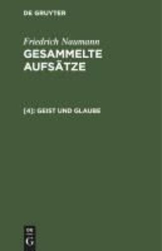 Geist Und Glaube