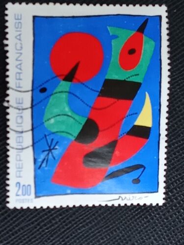 Timbre France Yt 1811 Arphila 75 - Juan Miró 1974 ( 220904 )