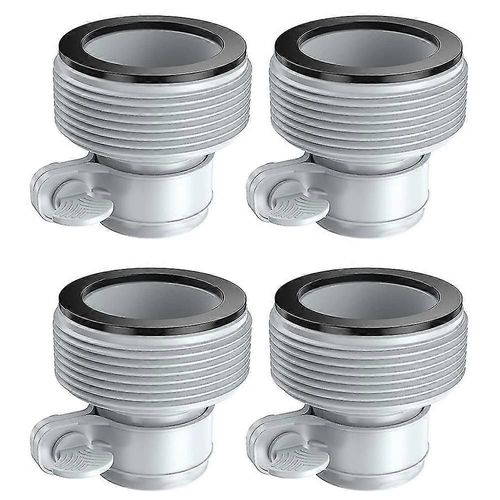 Pour les raccords de pompe de filtration Intex 1,25 « à 1,5 » Adaptateur de conversion de tuyau 4pcs