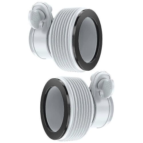 Adaptateur d'interface de pompe de filtre pour Intex Hose Adapter 1.25in à 1.5in 2pcs