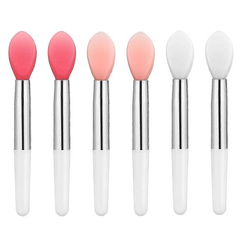 Paquet De 6 Pinceaux À Lèvres En Silicone Petits Pinceaux De Maquillage Applicateur Pour Huile De Masque À Lèvres 