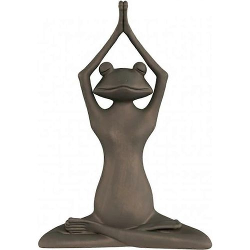 Statue De Grenouille Décor Extérieur,Statue De Jardin De Grenouille De Méditation,Statue D'animal De Grenouille De Yoga Statue D'art Zen