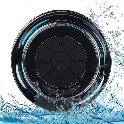 Haut-parleur Bluetooth portable,Haut-parleur Bluetooth sans fil étanche,Radio de douche,Haut-parleur portable avec radio FM,Bluetooth 5.0,IPX7 étanche,Paire