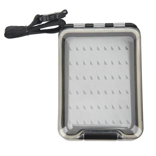 Boîte Pêche Mouche Transparente - Grande Capacité Étanche - Cordon