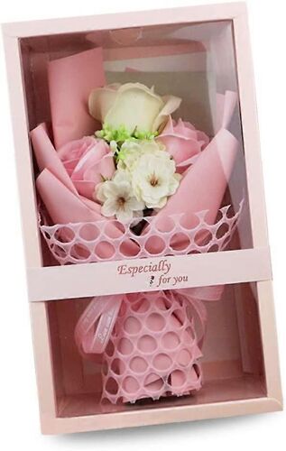 Coffret Cadeau Fleur De Savon Roses Bouquet De Savon Parfumé Pour La Saint-Valentin Fête Des Mères Anniversaire Mariage 