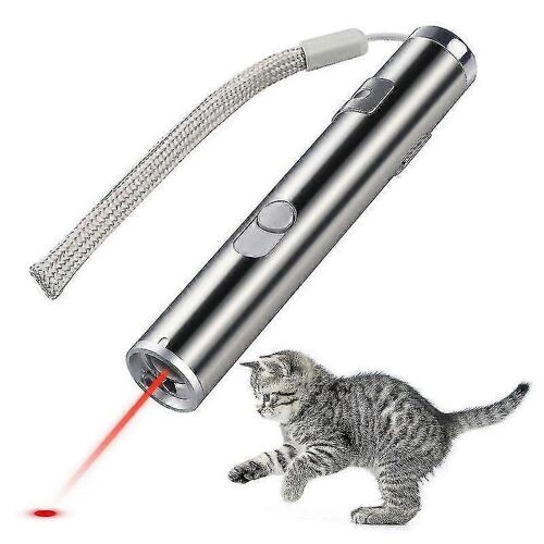 Usb Rechargeable Pour Animaux De Compagnie Jouets Chat Dressage Pointeur Laser Avec Led Flashlight_Costbuy