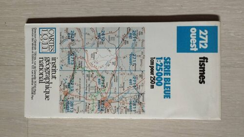 Carte Ign Série Bleue Fismes