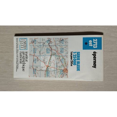Carte Ign Série Bleue Épernay