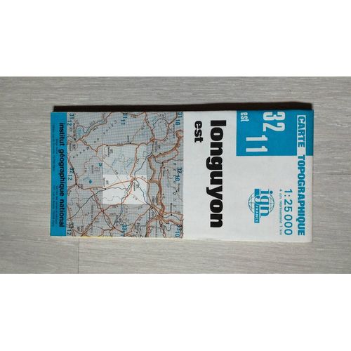 Carte Ign Topographique Longuyon Est