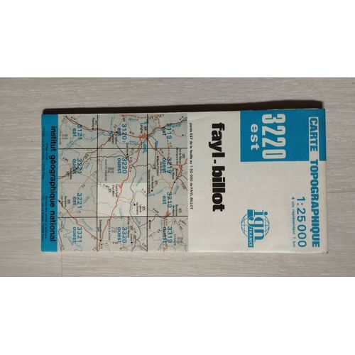 Carte Ign Topographique Fayl-Billot