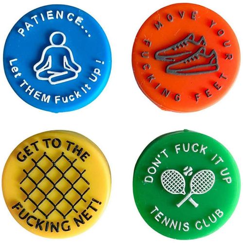 Nouvel Amortisseur De Tennis,Rappel Épicé / Agressif Pour Vous Garder Sur Votre Jeu De Tennis,Amortisseur De Vibrations De Tennis Amusant