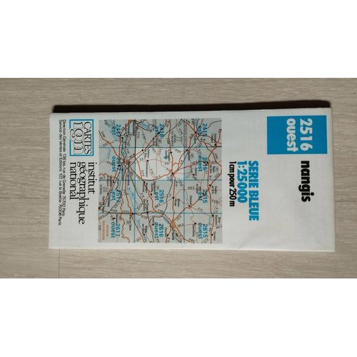 Carte Ign Série Bleue Nangis