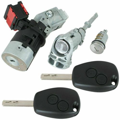 Kit Serrures-Antivol De Direction Avec Clés - Renault Kangoo Be Bop (Kw0\1_) 1.5 Dci (Kw0f) 02/2009>12/2012