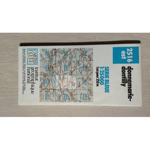Carte Ign Série Bleue Donnemarie-Dontilly