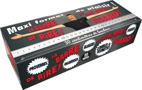 La Barre De Rire Avec Jean-Marie Bigard ! - 30 Centimètres De Bonheur - Contient 125 Cartes