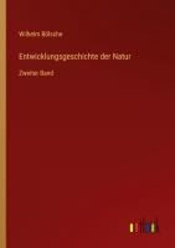 Entwicklungsgeschichte Der Natur