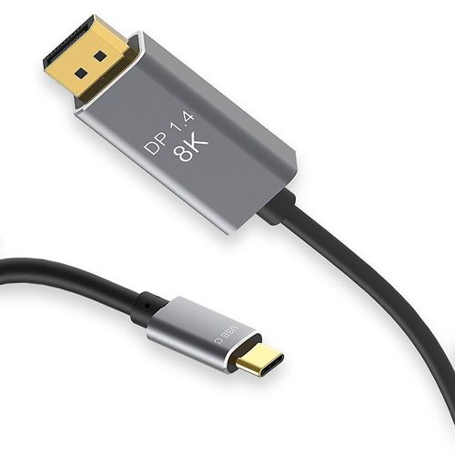 Câble USB C DP1.4 Type C vers Displayport 1,4 8K 30hz 4K 144HZ PVC Display XDR