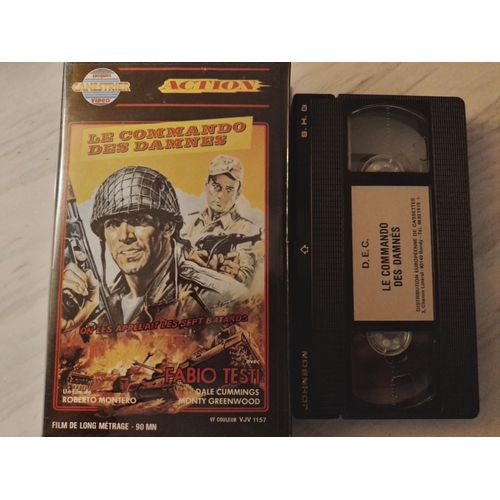 Cassette Vidéo Vhs - Le Commando Des Damnés - Dale Cummings