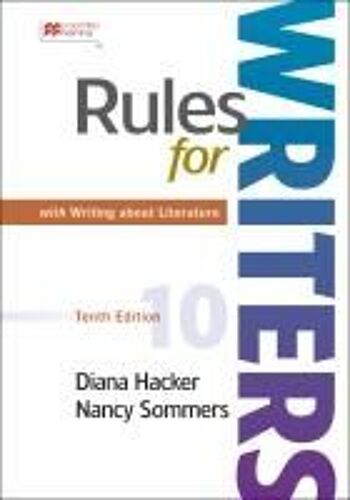 Rules For Writers With Writing About Literature (Tabbed Version)