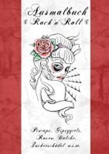 Ausmalbuch Rock-N-Roll