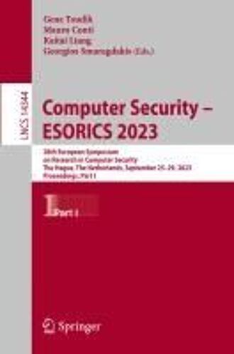 Computer Security - Esorics 2023