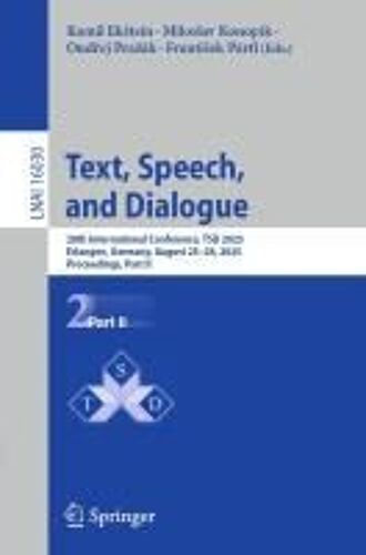 Text, Speech, And Dialogue