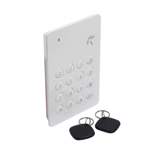 Clavier RFID/NFC bidirectionnel + badges - compatible alarmes - Chacon