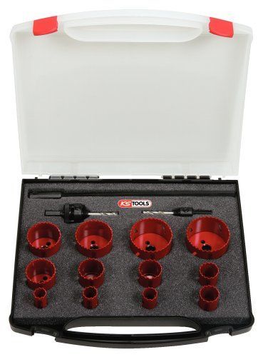 Jeu de scies cloches universelles KS TOOLS, 15 pcs. (129.5580)