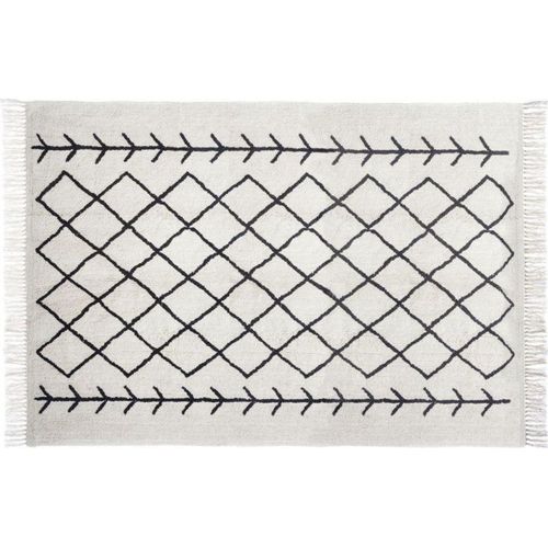 Tapis Déco Rectangulaire En Coton Motifs Ethniques Delhi