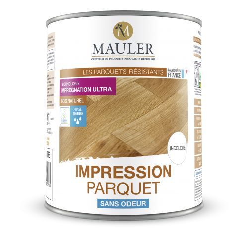 Fond dur - sous-couche - impression parquet - incolore - 5 litres Mauler