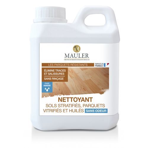 Nettoyant pour parquets et escaliers sans odeur 1 litre Mauler