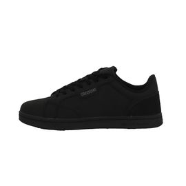 Chaussures Basses Cuir Ou Simili Kappa Logo Tango Noir