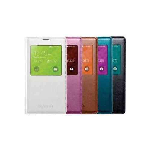 Samsung S View Ef-Cg900 - Étui À Rabat Pour Téléphone Portable - Vert - Pour Galaxy S5, S5 Neo