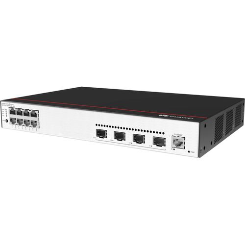 Huawei CloudEngine S5700 Series S5735-L8P4S-A-V2 - Commutateur - 8 x 10/100/1000 (PoE+) + 4 x Gigabit SFP - flux d'air de l'avant vers le côté - Montable sur rack - PoE+
