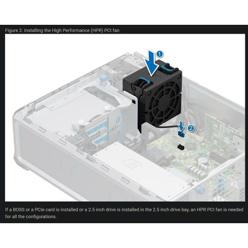 Dell - Module de ventilateur - kit client - pour PowerEdge T160